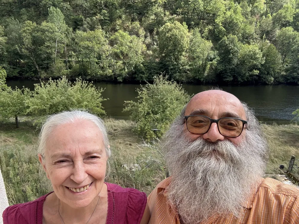 Gérard Augé et Pascale Poyet Augé, les hôtes de La Pause Rivière